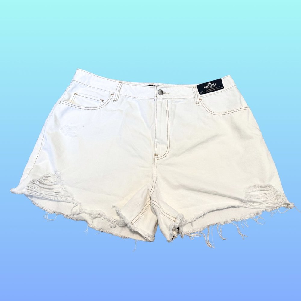 NEW Hollister Ultra High-Rise Vintage Relaxed Mom Short 3"